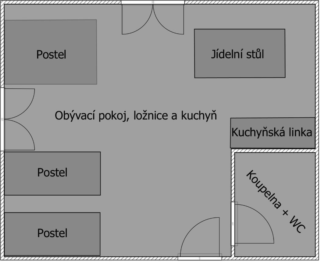 Penzion Chlustov Strazny Habitación foto